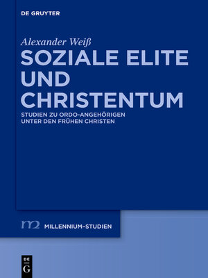 cover image of Soziale Elite und Christentum